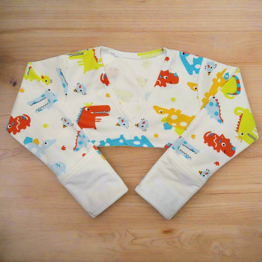 Blended Fabric Scratch Me Not Flip Mitten Sleeves Edenswear Zinc